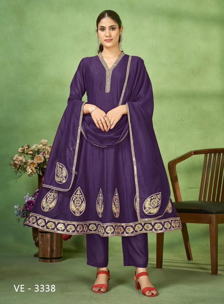 3338 To 3340 By Ladies Flavour Vichitra Readymade Suits Online Wholesale
